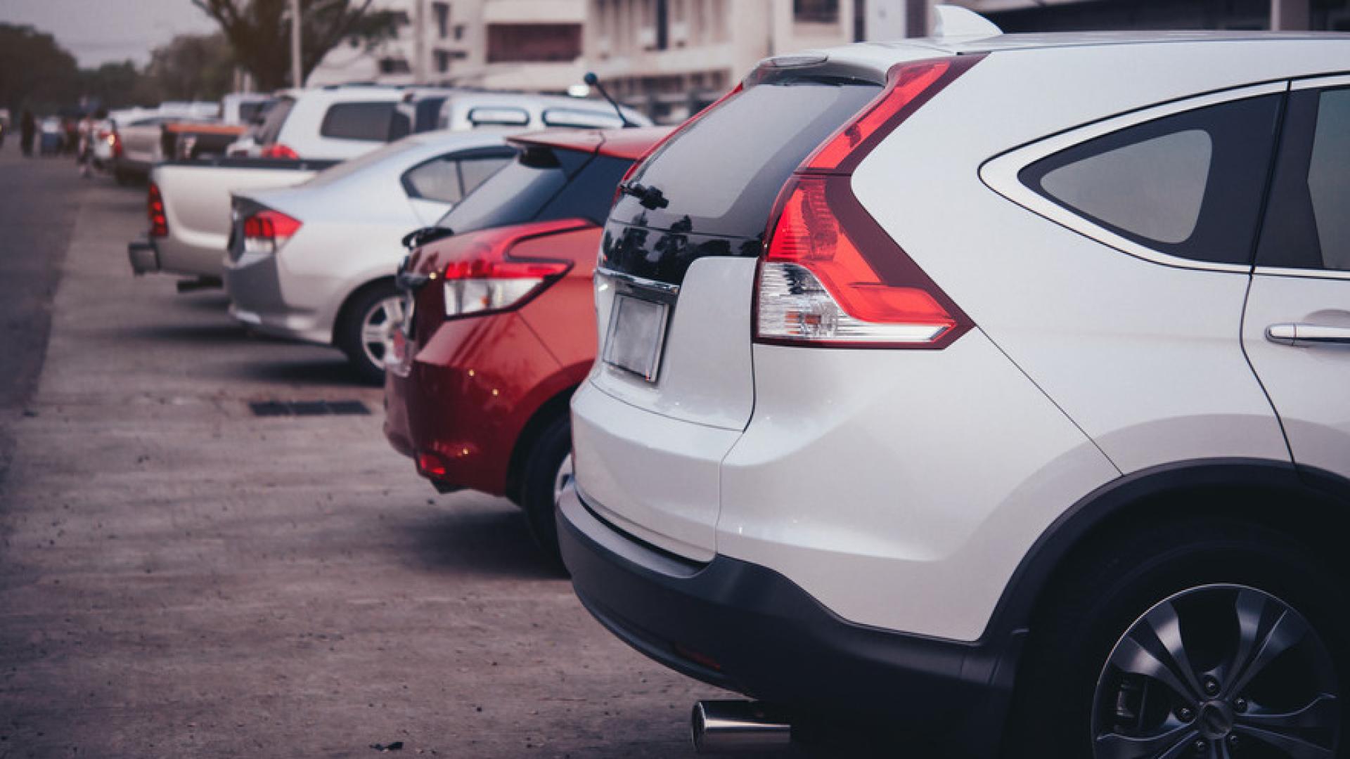 cars parked