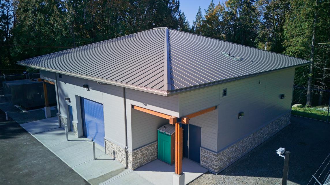 236 Street pump station building