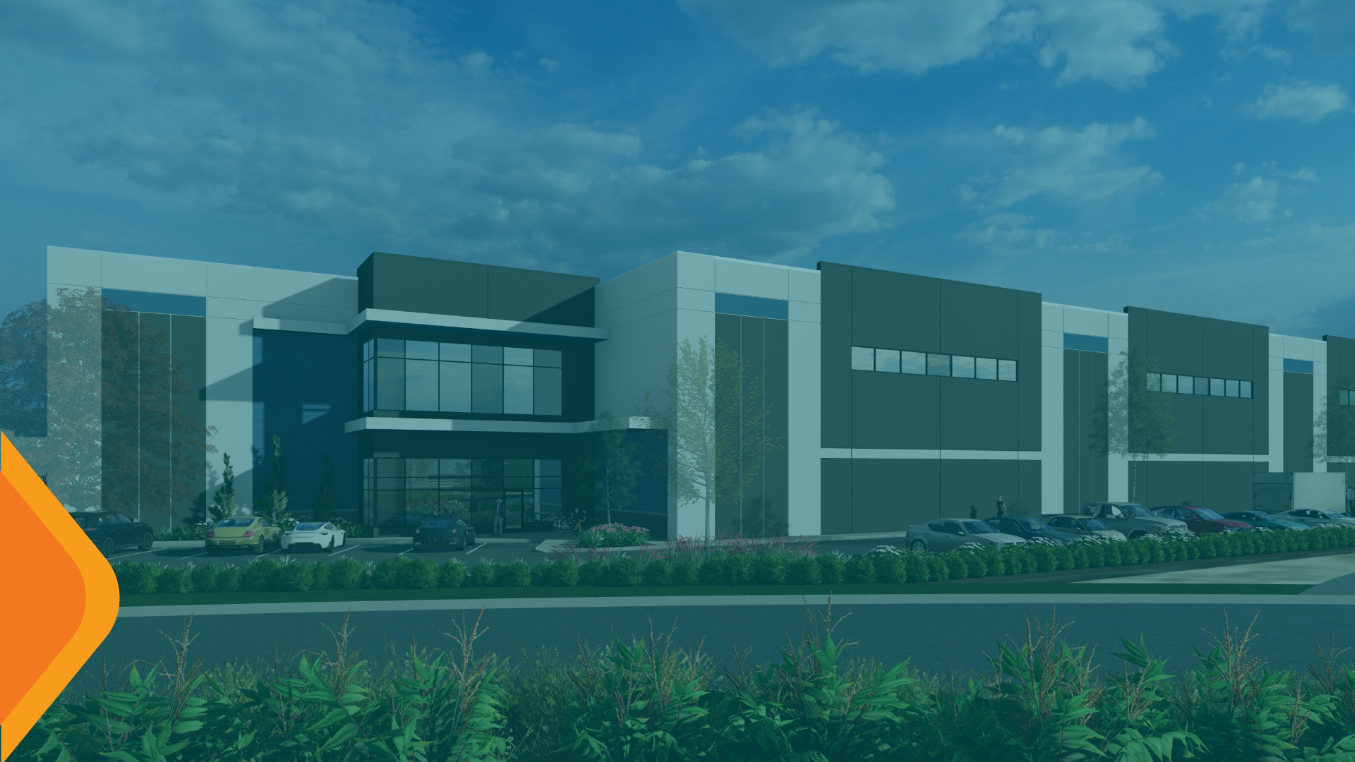 An artistic rendering of an industrial building on Kingston.