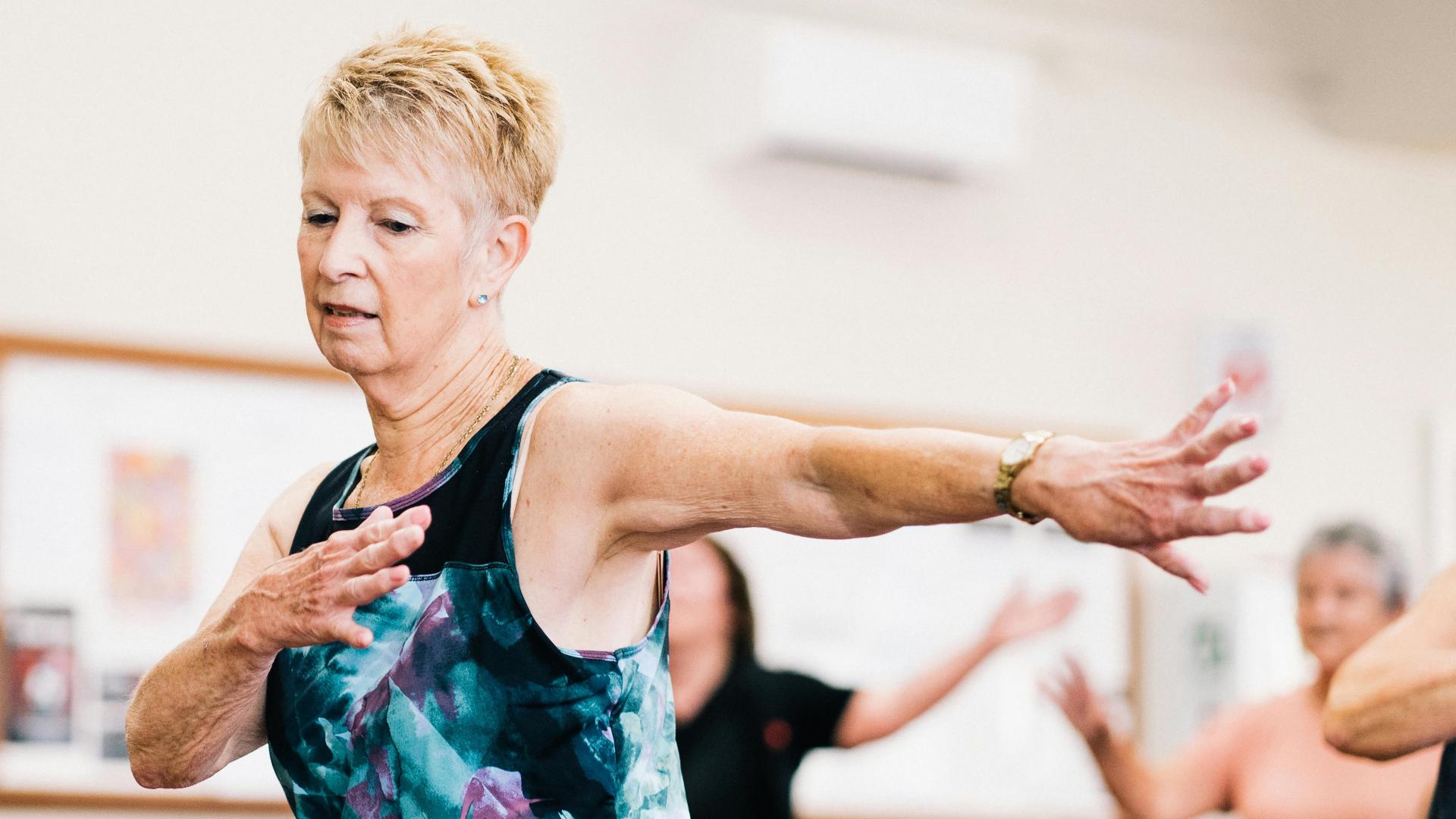 Woman in a Fitness Class
