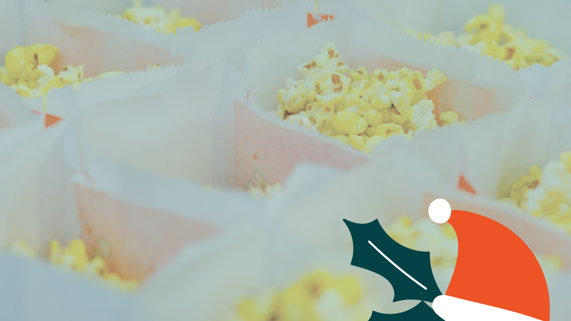 Popcorn Bags Lined Up