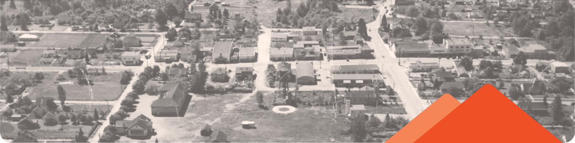 archive aerial shot of maple ridge