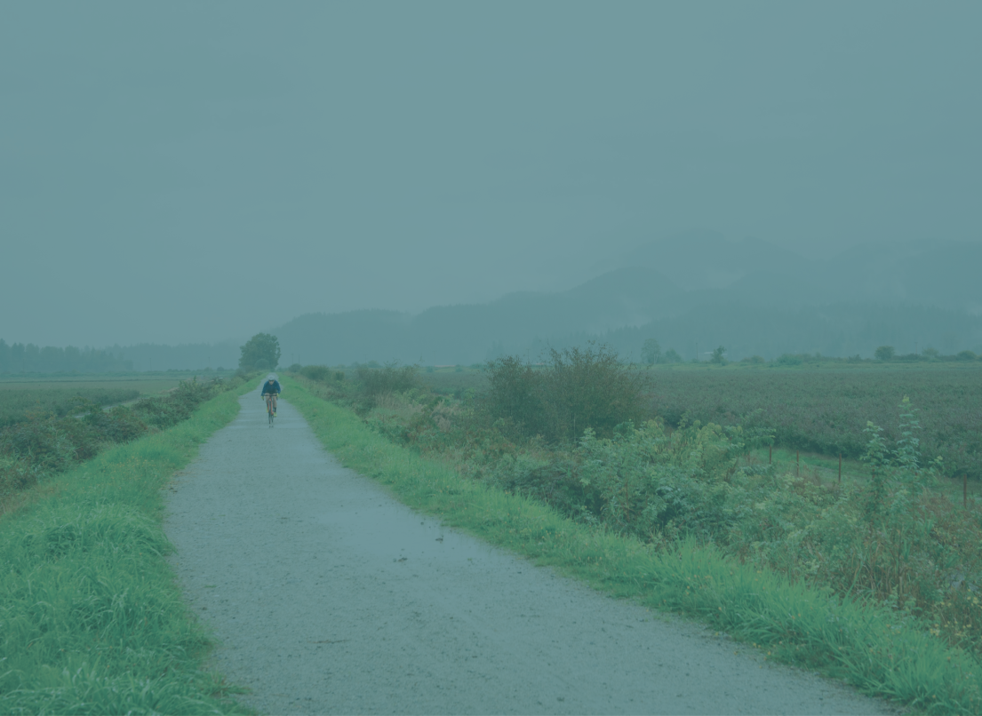 Person Riding a Bike on an Outdoor Trail