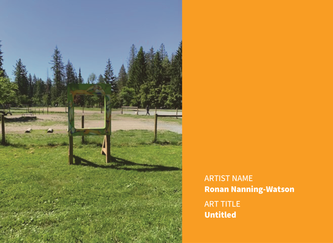 Art Frame in a Park Painted by Ronan Nanning-Watson