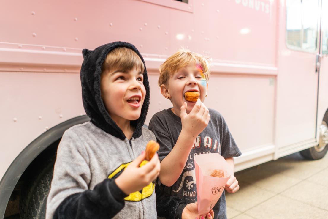 Youth Enjoying Themselves at the RISE Launch Event