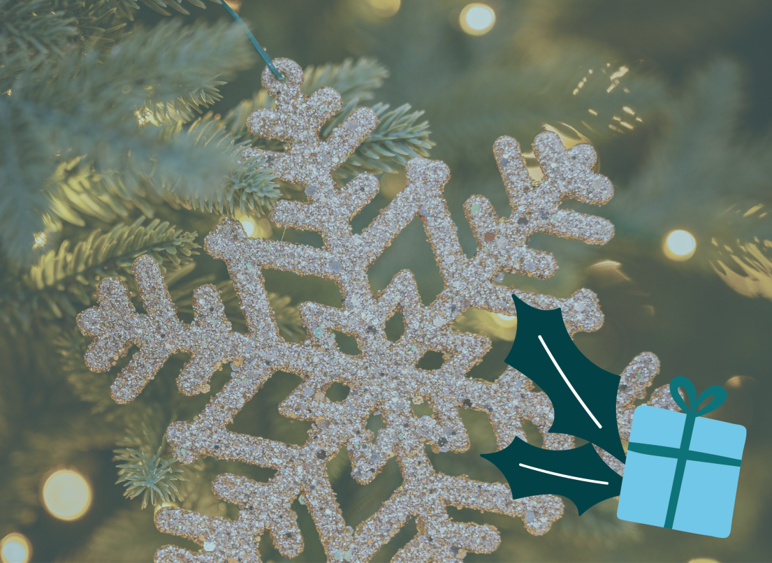 Holiday Ornaments Hanging on the Tree