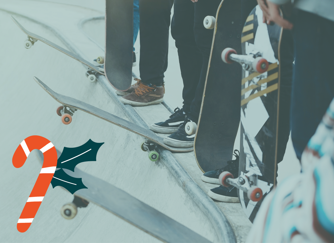 People Standing on Skateboards Waiting to Ride