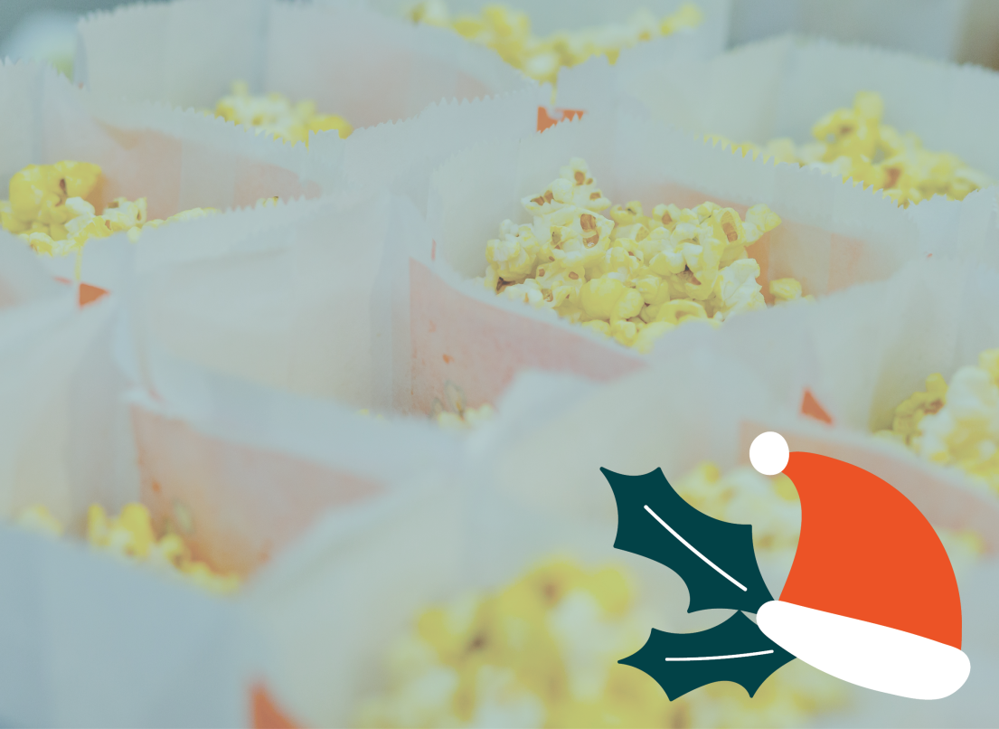 Popcorn Bags Lined Up