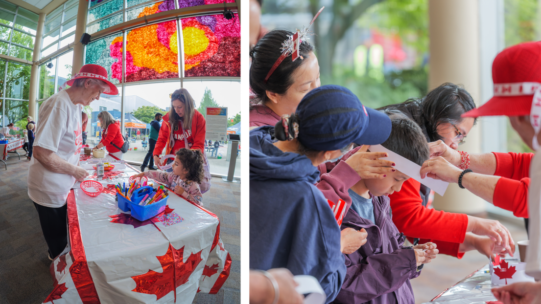 People in the ACT on Canada Day