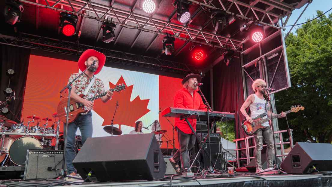Bend Sinister Performing on Canada Day
