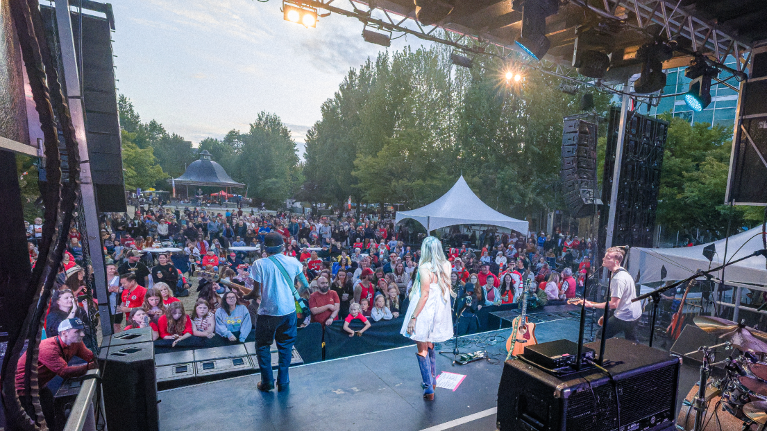 Madeline Merlo Performing on Canada Day