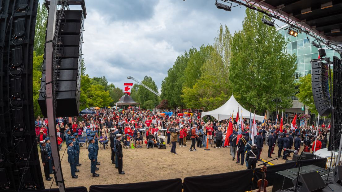 View from the Stage on Canada Day
