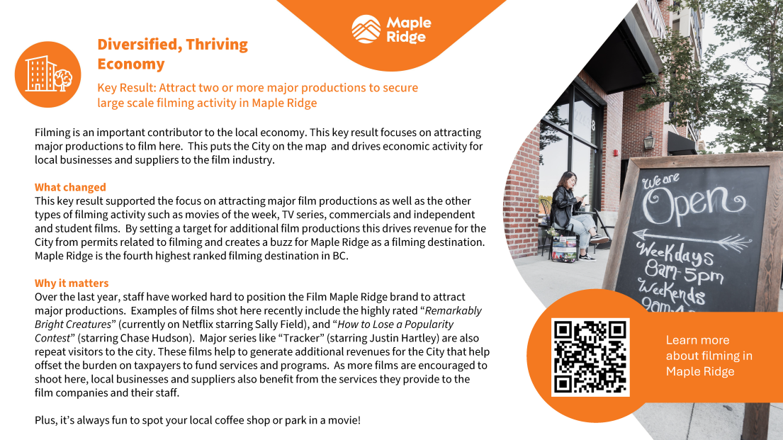 A preview of the Film Attraction Key Result Case Study.